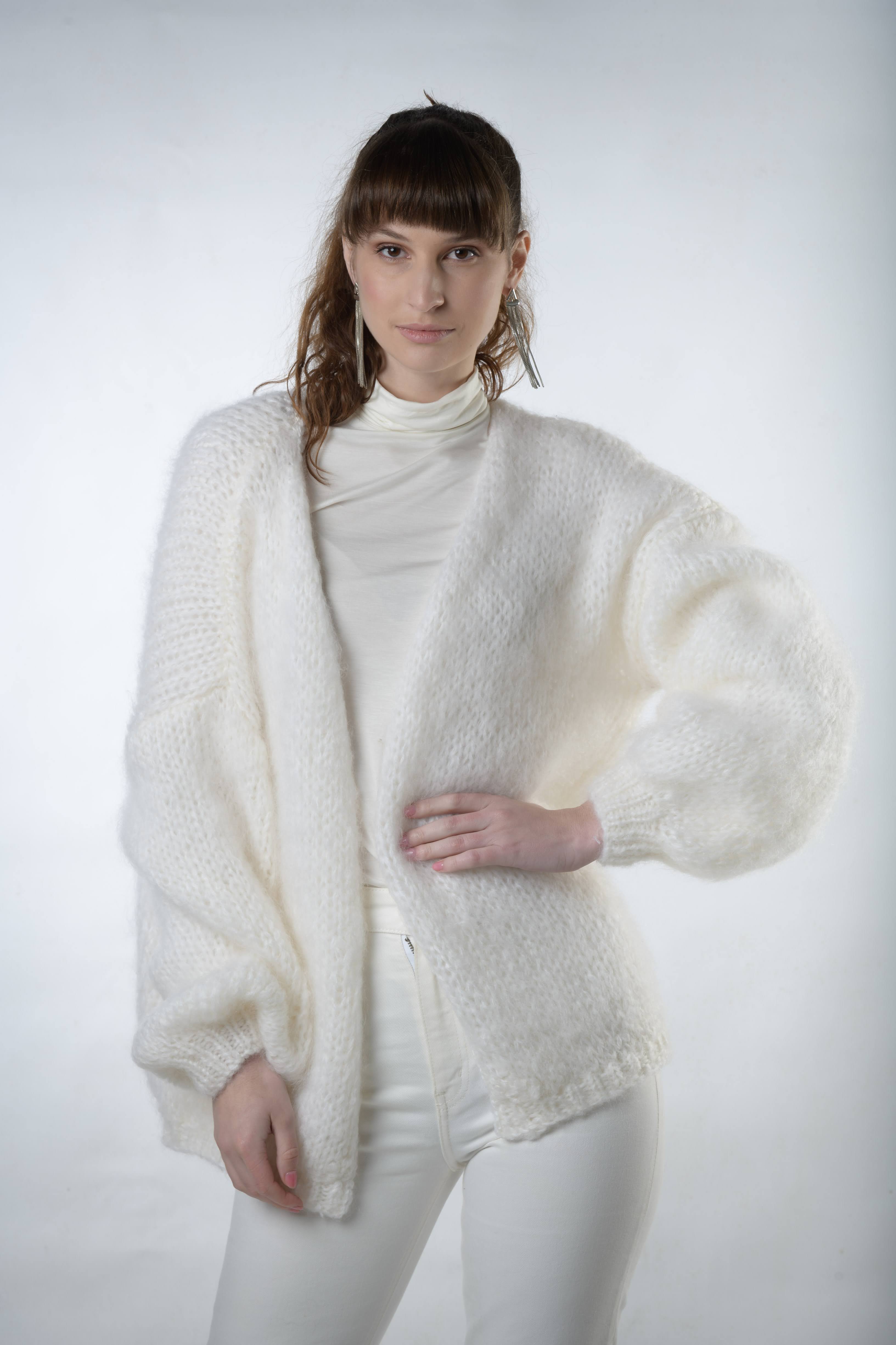 Short hotsell fluffy cardigan